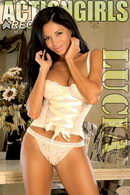 Lucia Tovar in White Lingerie gallery from ACTIONGIRLS