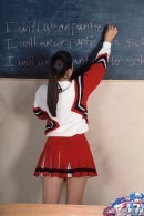 Cheerleader In Class Room