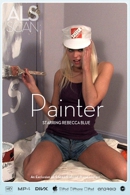 Rebecca Blue in Painter video from ALS SCAN