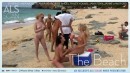 Amia Moretti & Anita Pearl & Blue Angel & Hailey Young & Jana Foxy & Jayme Langford & Tanner Mayes in The Beach from ALS SCAN