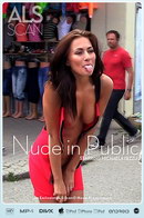Michaela Isizzu in Nude in Public video from ALS SCAN