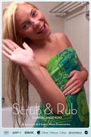 Angie Koks in Scrub & Rub video from ALS SCAN