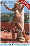 Franziska Facella in Bikini Wetting video from ALS SCAN