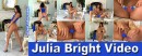 Julia Bright in Photoshoot video from ALSANGELS