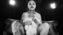 Titi Ramone Is Featured In A Sext Black And White 