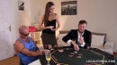 Poker Babe Tina Kay Hardcore Fucked & Double Penetrated By Two Studs GP056