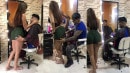 STYLIST FULFILLING THE SEXUAL DREAM OF HER PORN CLIENT