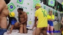 Tiffany Montavani & Myke Brazil & Nicole Dantas & Rubens Badaro & Clarkes Boutaine in Orgia Na Copa video from ANALVIDS