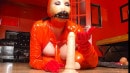 Hot Latex Submissive Slut In Ballgag