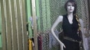 Katja Kassin Looks Pretty In Pink With Her Matching Bra And Panties Along With Her Fishnet...