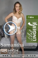 Samantha video from ART-LINGERIE