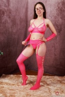 Jackie Hoff Pink Fishnets gallery from ATKHAIRY by GB Photography