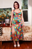 Dria Submits In A Colorful Dress gallery from ATKHAIRY by GB Photography