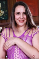 Dria Submits Lingerie Hairy Pussy Spreading