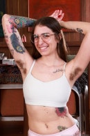 Pearl Sage Shows Off Those Hairy Pits gallery from ATKHAIRY by GB Photography