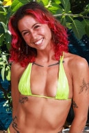 Jessie Belle Flashes Her Tits And Pits gallery from ATKHAIRY by GB Photography