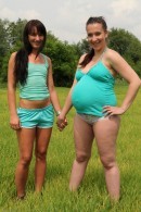 Jessica Biel & Megan Promesita in pregnant gallery from ATKPETITES