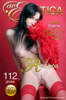 Ksenia in Red Boa gallery from AVEROTICA ARCHIVES by Anton Volkov