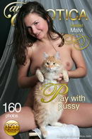 Malvi in Play with pussy gallery from AVEROTICA ARCHIVES by Anton Volkov