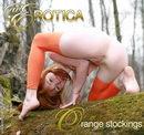 Luda in Orange Stockings gallery from AVEROTICA ARCHIVES by Anton Volkov