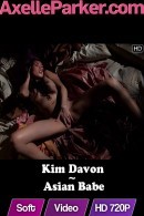Kim Davon in Asian Babe video from AXELLE PARKER