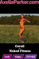 Corail in Naked Fitness video from AXELLE PARKER