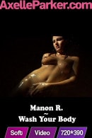 Manon R in Wash Your Body video from AXELLE PARKER