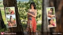 Nany Mill Pleasures Her Perfect Pussy Under A Tree