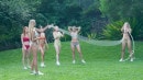 Jump Rope Game With Bikini Sports Angel