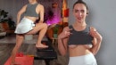Elle Voss in Elle&rsquo;s Miniskirt Strength Session video from BIKINISPORTS