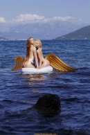 MilenaAngel&Nika. Angels Kiss gallery from BOHONUDE by Antares