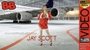 Jay Scott in Business Class Wanker video from BOPPINGBABES