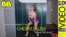 Cherry Blush in Wank Routine video from BOPPINGBABES
