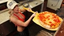 Brit in Pussy Backed Pizza video from BRAZZERS