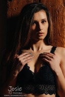 Amazing Babe Josie In Black Lingerie Poses At Wooden Rafters gallery from CHARMMODELS by Domingo