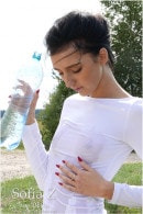 Sofia Z in Wet Wet Wet T-Shirt And Hard Nipples video from CHARMMODELS by Domingo