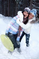 Christine D & Ella B in Winter Special 12 gallery from CLUBSEVENTEEN