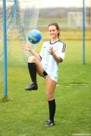 Tess C in Argentinian football teen gallery from CLUBSEVENTEEN