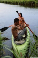 Daniella C in Romantic canoe ride gallery from CLUBSEVENTEEN