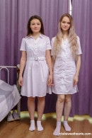 Scarlette & Luna B in Serving Pussy For Nurses Day gallery from CLUBSEVENTEEN
