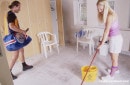 Young Cleaner Taking A Break For Cock