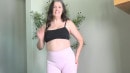 Amy Hunter Does Some Yoga video from COSMID