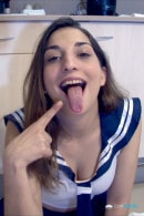 Jimena Lago in Schoolgirl Jimena's Kitchen Class gallery from CUMBUFFET