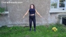 Mabel Busty Outdoor Work Out