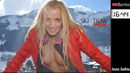 Anna Safina in Ski Trail video from EROBERLIN
