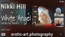 Nikki Hill in White Angel 2 video from EROTIC-ART by JayGee