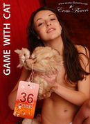 Fiona in Game With Cat gallery from EROTIC-FLOWERS