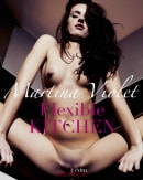 Martina Violet in Flexible Kitchen gallery from EROUTIQUE