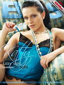 Katty in Lazy Day In Sofa gallery from EVASGARDEN by Christopher Lamour