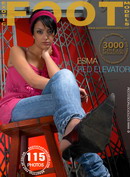 Esma in Red Elevator gallery from EXOTICFOOTMODELS